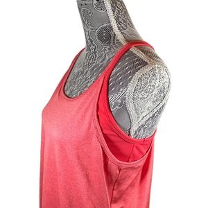 Calia Women Pink Flow Double Strap Sports Bra Workout Tank Top Shirt M